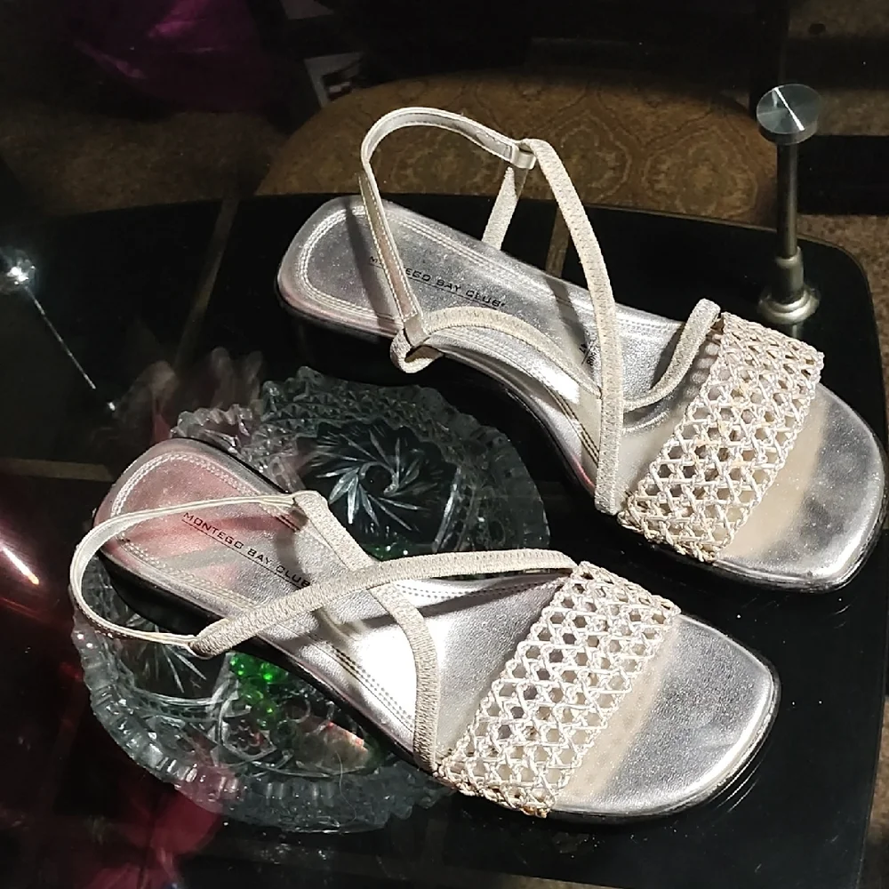 Elegant Silver Sandals
